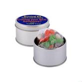 Corporate Colour Mini Jelly Beans in 2 Piece Round Tin