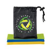 Stamina Resistance Bands in Drawstring Pouch