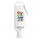 Australian Made Sunscreen SPF 50+ On Carabiner 50ml