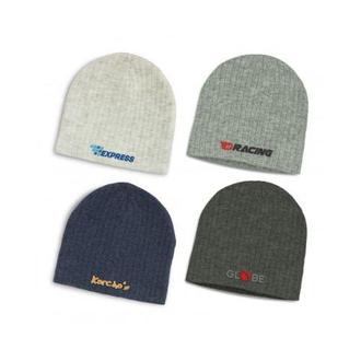 Nebraska Heather Cable Knit Beanie