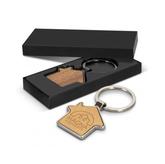 Santo House Shaped Key Ring