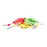 Polyester 20mm Lanyard Sublimation Print - Double Attachment