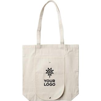 Foldable cotton (250 g/m2) carry/shopping bag