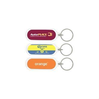 Oval Acrylic Key Chain