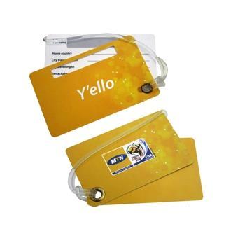 Hard Plastic Double Luggage Tag