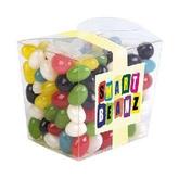 Assorted Colour Jelly Beans In Clear Mini Noodle Box