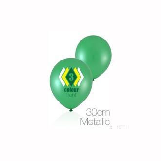 Metallic 30cm Balloons - 3 ink colours front
