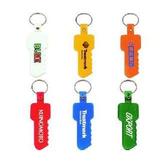 Key Shape Soft PVC Keytag