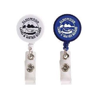 Retractable Name Badge Holder with Metal Clip