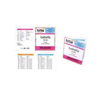 Bi Fold Name Tag Generic Program