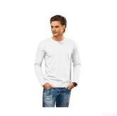 Hanes Mens Heavy Long Sleeve - White