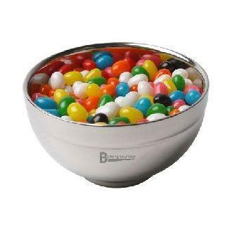 Assorted Colour Jelly Beans In Stainless Steel Bowl