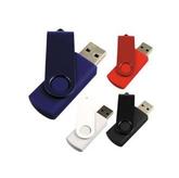 Rotate USB with Lacquered Clip - 4Gb