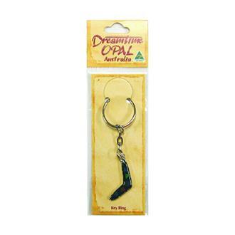 Opal Chip Keyring Boomerang