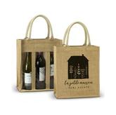 Serena Jute Triple Wine Carrier