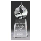 Crystal Award - Oasis Clear Large