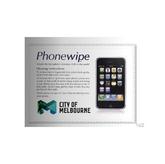 Phonewipe WITH Cardboard Backing Card