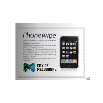 Phonewipe without Cardboard Backing Card