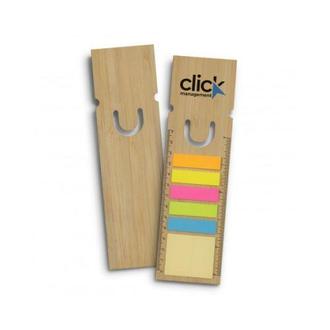 Bamboo Ruler Bookmark - Square