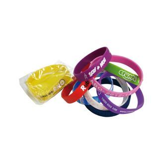 Standard 12mm Silicon Wristbands (Indent Only)