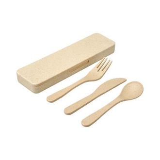 Bamboo Fiber Cutlery Set - BG