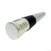 Silver Plated Flat Top Bottle Stopper