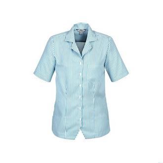 Oasis Stripe  Ladies Action Back Overblouse