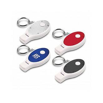 Whistle Key Chain with Light