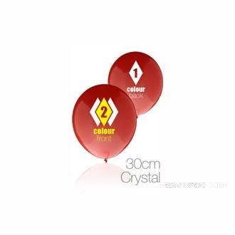 Crystal 30cm - 2 ink colours front and 1 ink colour back